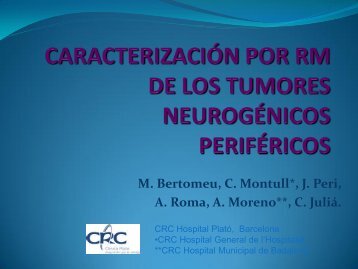 CORRELACIÓN RM Y US EN EL ESTUDIO DE LOS TUMORES ...