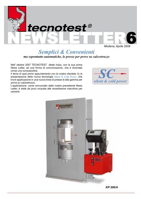 NEWSLETTER6 - Tecnotest