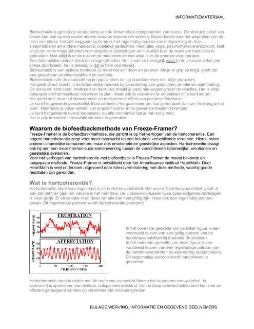 Kan Stress verminderen door het toepassen van hartcoherentie