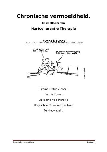 Chronische vermoeidheid. - Heartmath Benelux