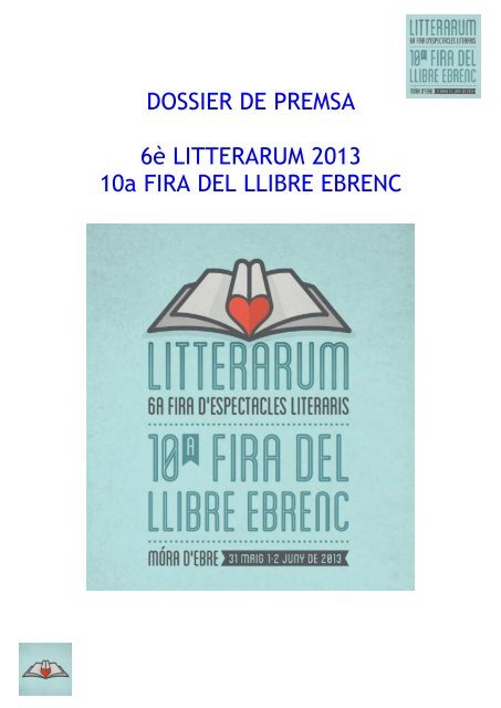 dossierpremsa2013 - Fira del Llibre Ebrenc