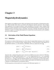 Chapter 3 Magnetohydrodynamics