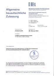 Zulassung Multi-Kombischott Z-19.15-1279 - Flamro Brandschutz ...