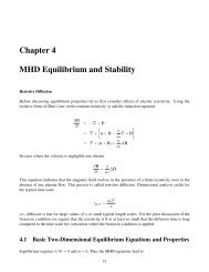 Plasma Equilibria and Associated Properties