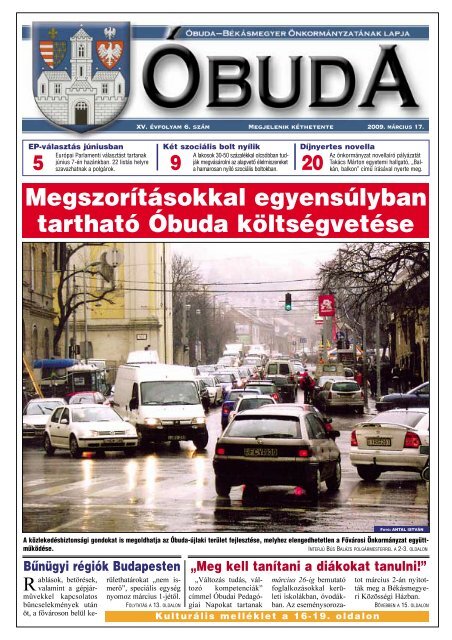 Óbuda újság 2009/6. szám - Óbuda-Békásmegyer