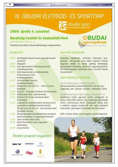 Óbuda újság 2009/6. szám - Óbuda-Békásmegyer