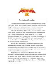 Production Information