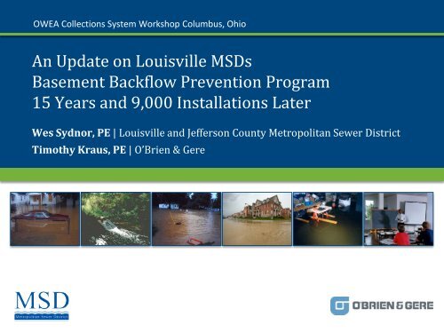 An Update on Louisville MSDs Basement Backflow Prevention ...