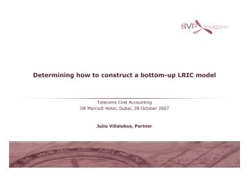 Bottom-up LRIC - Axon Partners Group