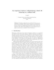 An empirical evidence of Braitenberg vehicle 2b behaving as a ...