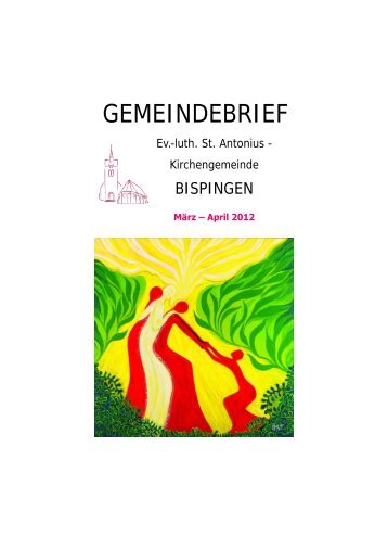 Der Gemeindebrief März - April 2012 - Ev.-luth. Kirchengemeinde ...
