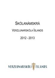 SkÃ³lanÃ¡msskrÃ¡ 2012 - 2013 (PDF) - VerzlunarskÃ³li Ãslands