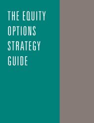 The Equity Options Strategy Guide - The Options Clearing Corporation