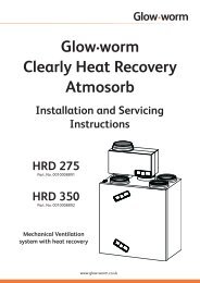 Glowâ¢worm Clearly Heat Recovery Atmosorb - Sussex Plumbing ...
