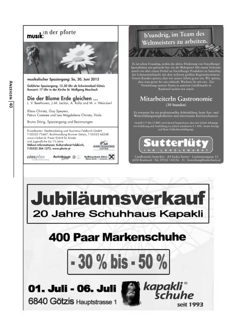 Woche 26 - Marktgemeinde Rankweil