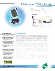 Digi Connect WAN Family - Datasheet - M2M Design