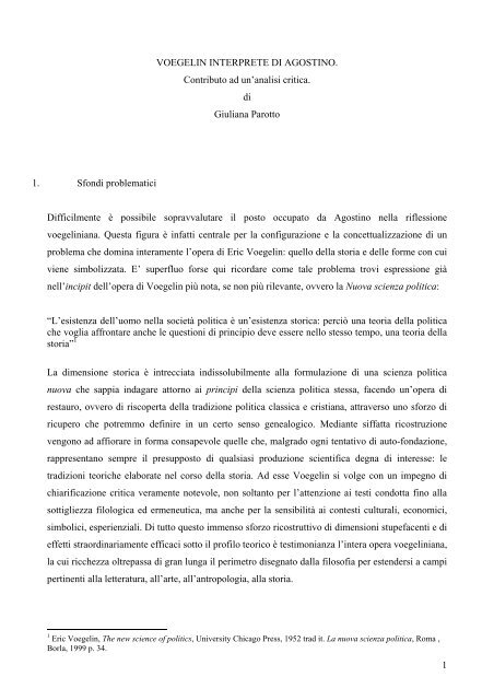 Giuliana Parotto - Politicamente.Net