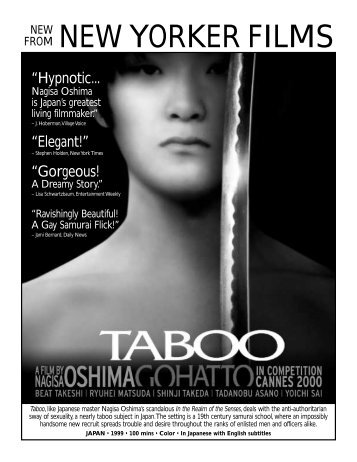 Taboo - New Yorker Films