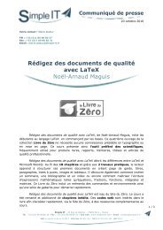 Rédigez des documents de qualité avec Latex Noël-Arnaud Maguis