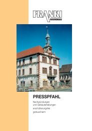 PRESSPFAHL - FRANKI Grundbau