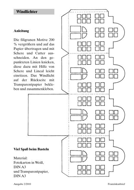 Franziskusbrief - St. Franziskus Bochum-Riemke