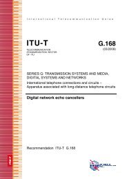 ITU-T Rec. G.168 (03/2009) Digital network echo cancellers