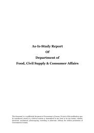 As-Is-Study Report Of Department of Food, Civil Supply & Consumer ...