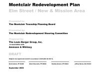 New and Mission/Elm Street Redevelopment Plan - Montclair ...