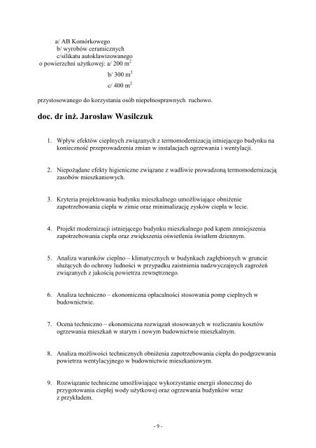 dr inÅ¼. Jacek Sobczak