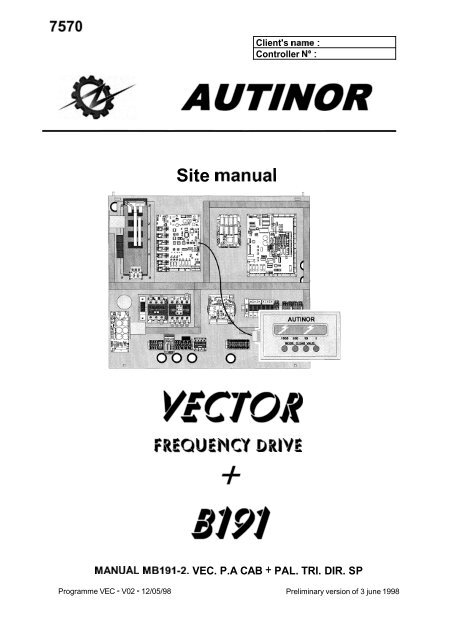 Vector + B191 (N10-V..