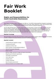 Employers' Handbook - Business SA