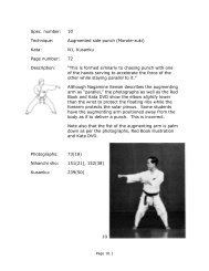 Augmented side punch - Ueshiro Midtown Karate