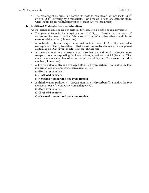 Organic Chemistry Semester 1 LABORATORY MANUAL - Moravian ...