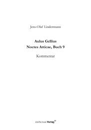 Aulus Gellius Noctes Atticae, Buch 9 Kommentar - WeiÃƒÂŸensee ...