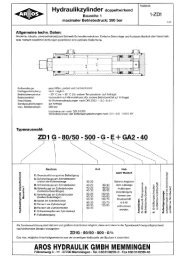 Baureihe 1-ZD1 - Aros Hydraulik GmbH