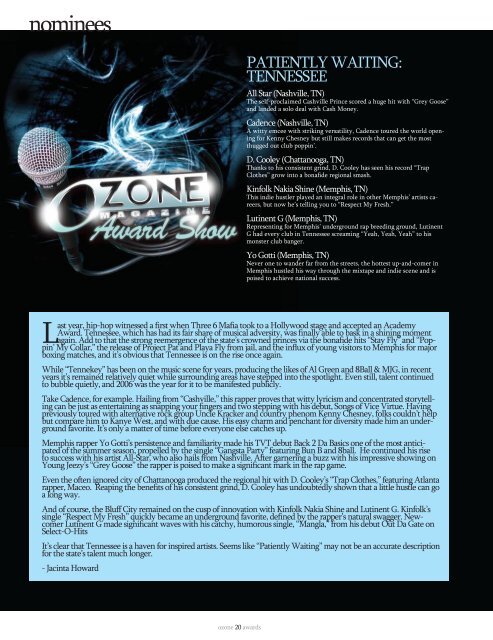 DAVID BANNER - Ozone Magazine