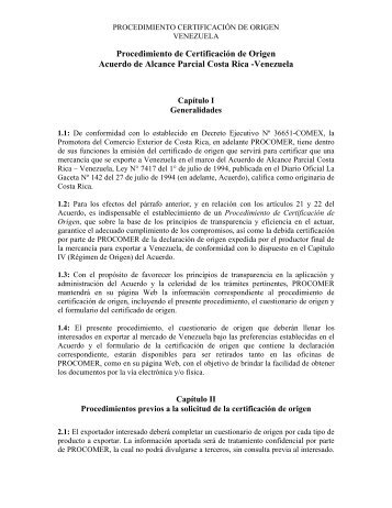 Tratado de Libre Comercio Costa Rica - CARICOM - Procomer