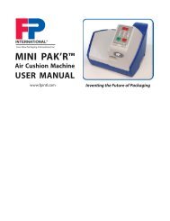 Mini Pakr User Guide english-spanish only - FP International