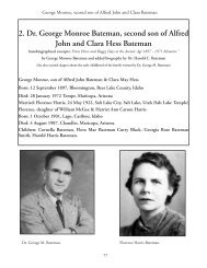 Chapter Four George M. Bateman - Bateman Family