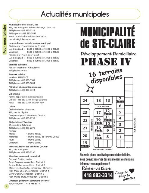 Octobre 2011 - Sainte-Claire