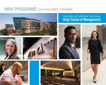 MBA Brochure - Rady School of Management - UC San Diego