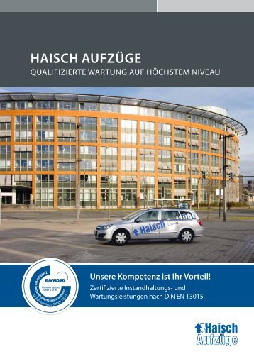 HaiscH aufzüge - Tepper Aufzüge GmbH