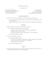 White, Kim, and Manganelli (2008) - Rady School of Management