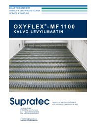 oxyflex - mf1100 - Supratec