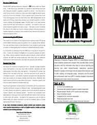 A Parent's Guide to MAP