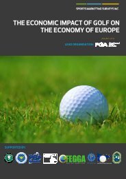 the economic impact of golf on the economy of europe - Fghs