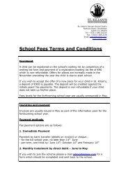 School Fees Terms and Conditions - St. Kilian's German School ...