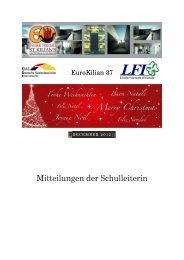 Kilians NewsLetter 2012 - St. Kilian's German School