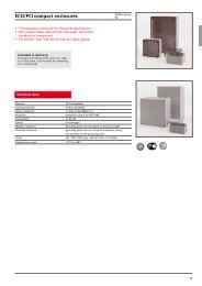 Rose ECO/PCI Compact Enclosures Product Sheet - Intex Connect