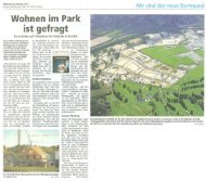 Wohnen im Park ist gefragt - Hohenbuschei Dortmund